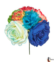 Ramillete flores flamenca - Diseño 14 Grande