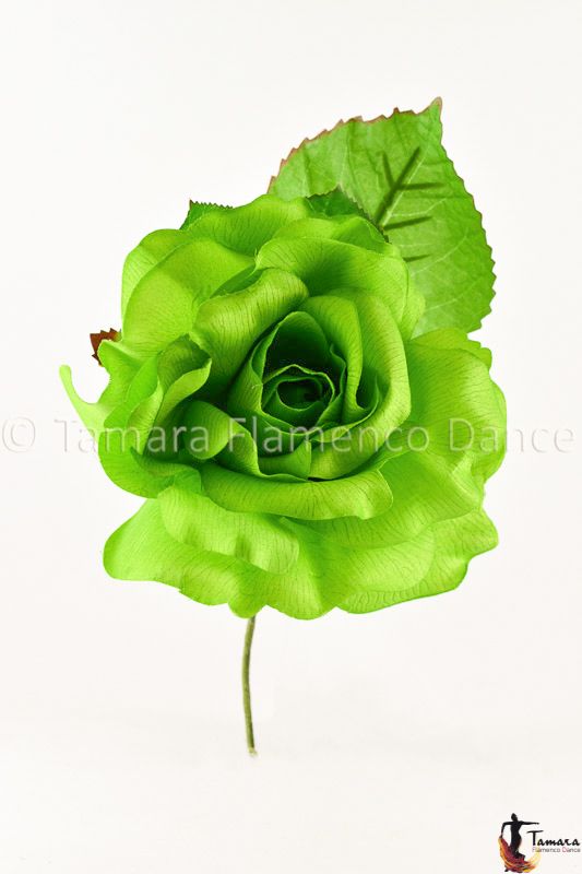 Flor Flamenca Cintia - 14 cm Verde