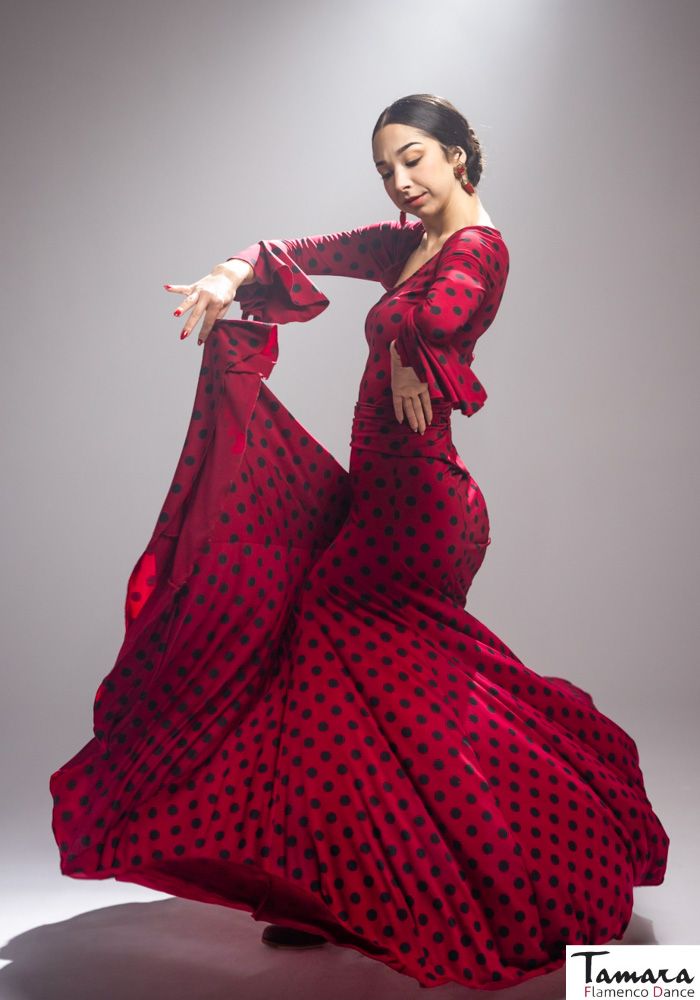 Falda flamenco Cala con fajin - Punto elástico Estampado