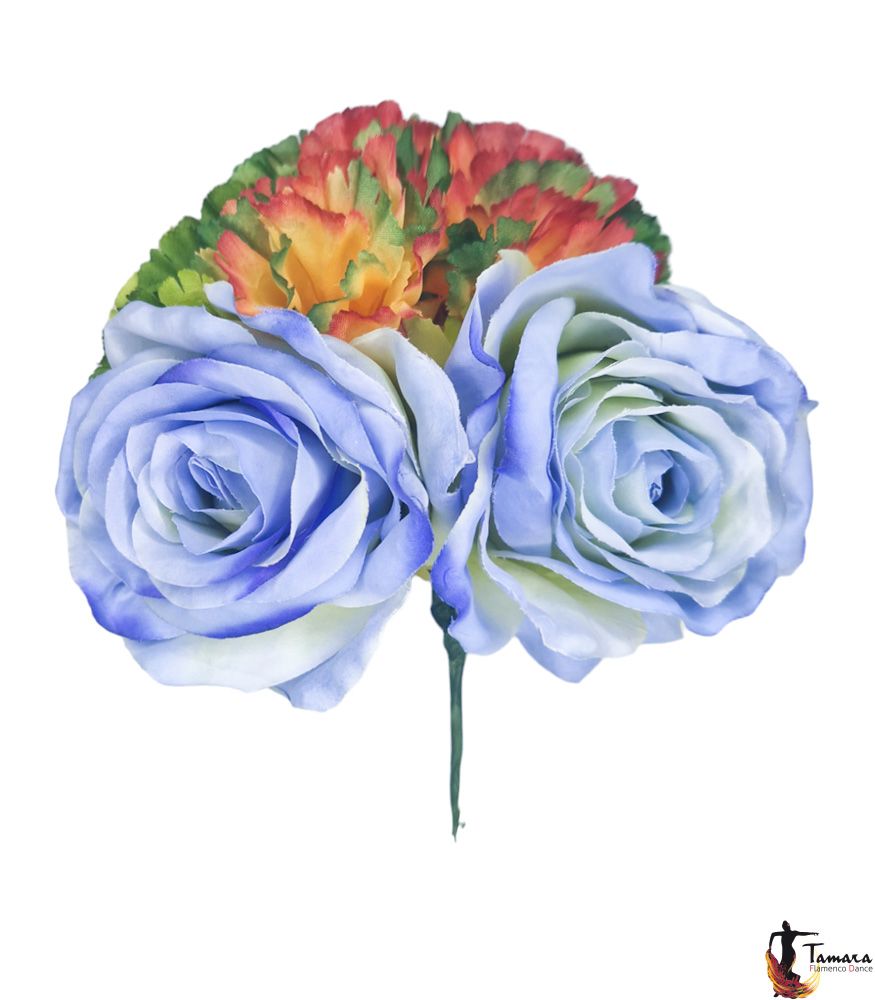 Ramillete flores flamenca - Diseño 16 Grande