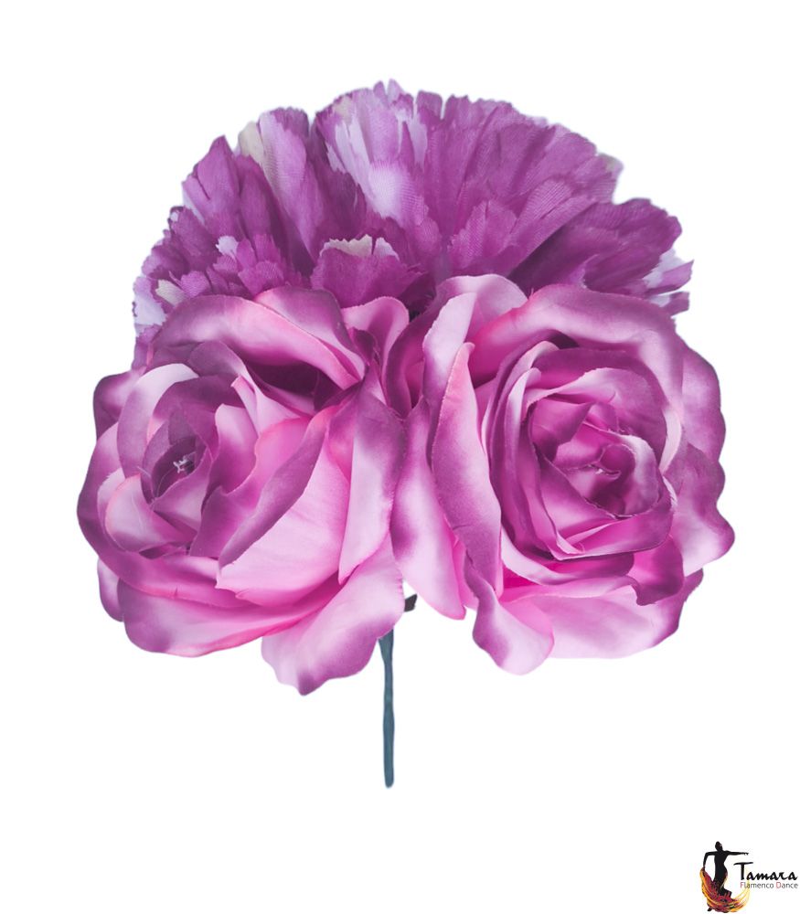 Ramillete flores flamenca - Diseño 18 Grande