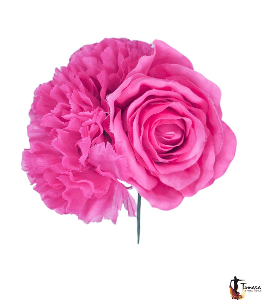 Ramillete flores flamenca - Diseño 40 Mediano