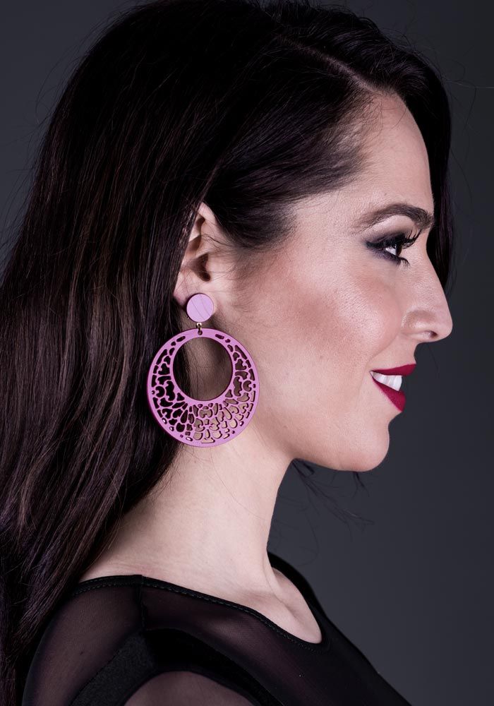 Pendientes 8 cm Acetato