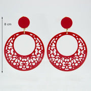 Pendientes 8 cm Acetato