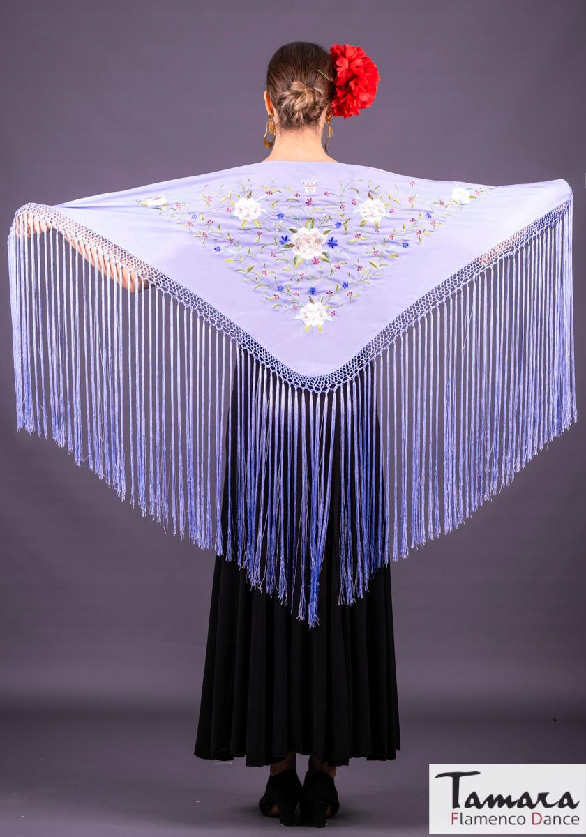 Mantoncillo Florencia - Bordado tonos Tierra