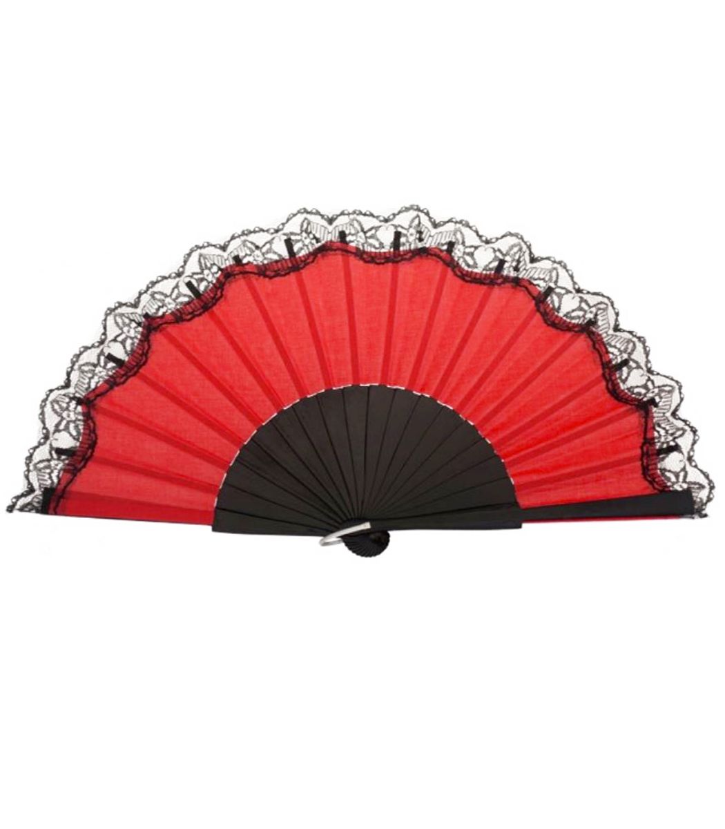 Abanico Pericón (23cm) - Encaje
