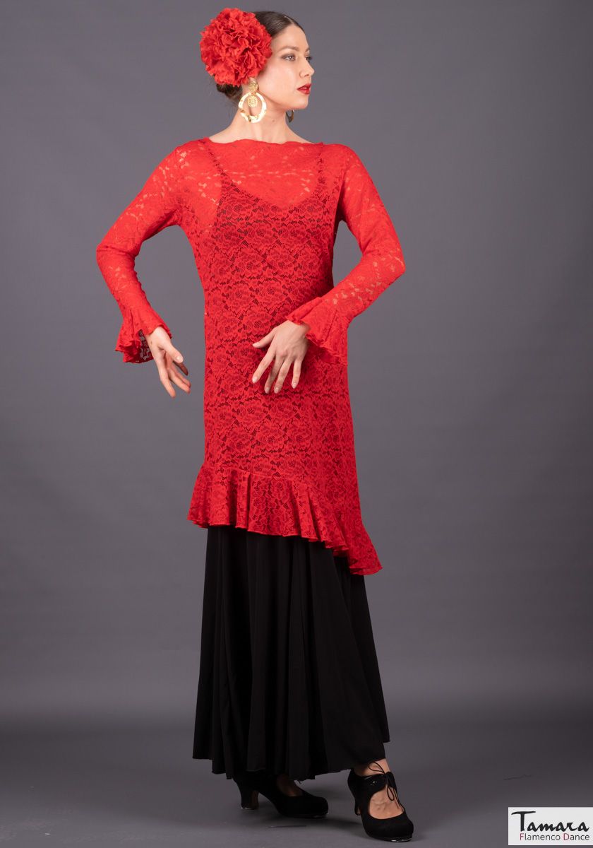 Sobrecuerpo Cantaora - Encaje Rojo