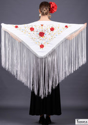 Mantoncillo Florencia - Bordado multicolor