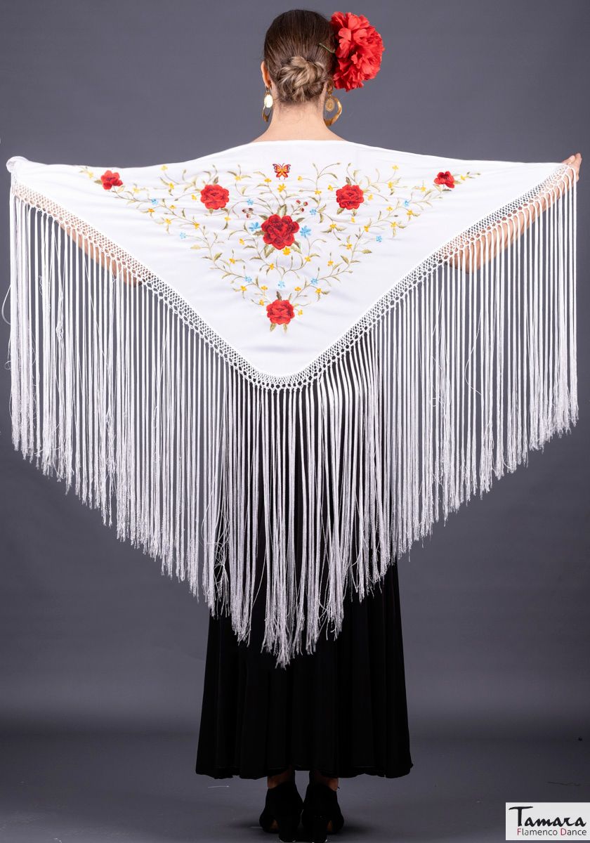 Mantoncillo Florencia - Bordado multicolor