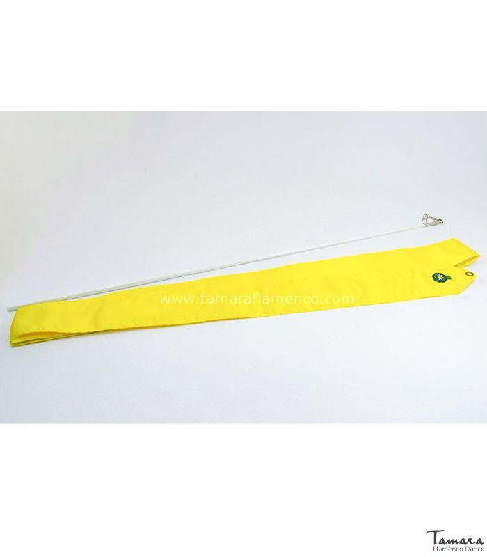 Cinta gimnasia ritmica 6 Metros Amarillo
