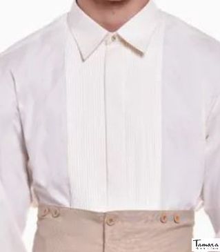 Camisa Jareta Unisex Colores Beige