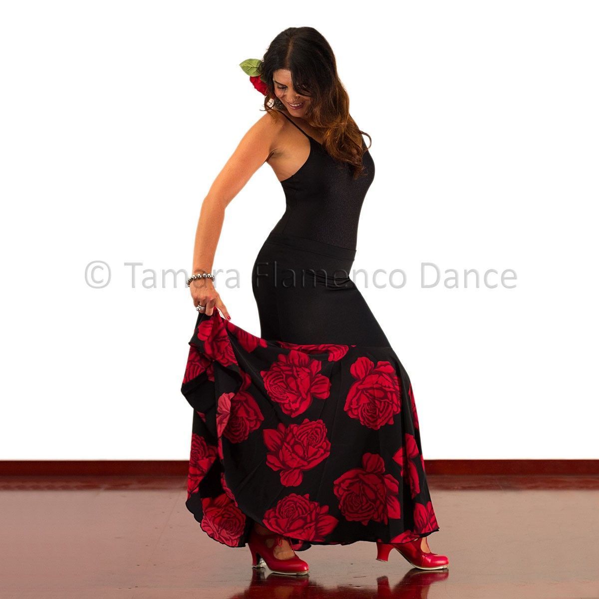 Falda flamenco Granada - Punto y Koshivo Rosas L