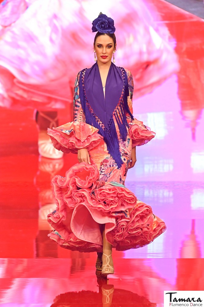 Traje de flamenca Salome estampado multicolor