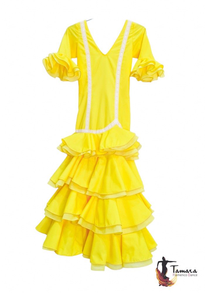 Traje de flamenca niña Roce Talla 10