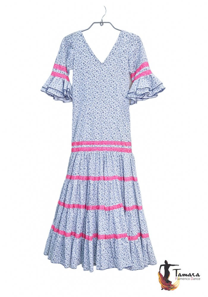 Traje de flamenca niña Raya Talla 10