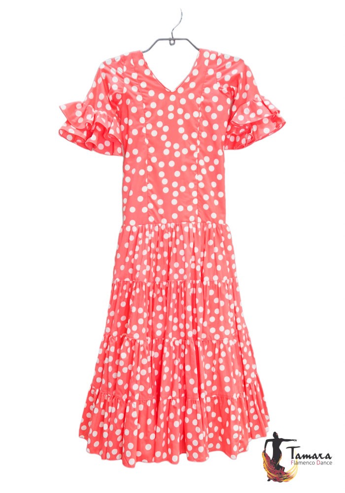 Traje de flamenca niña Fresia Talla 06