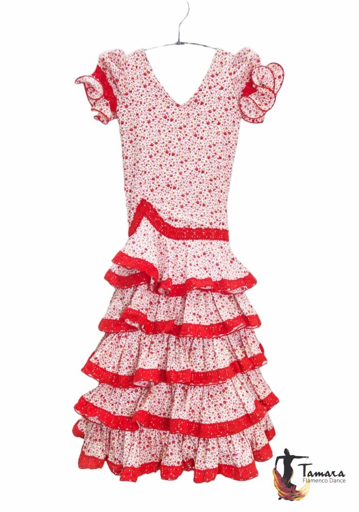 Traje de flamenca niña Quejio Talla 05