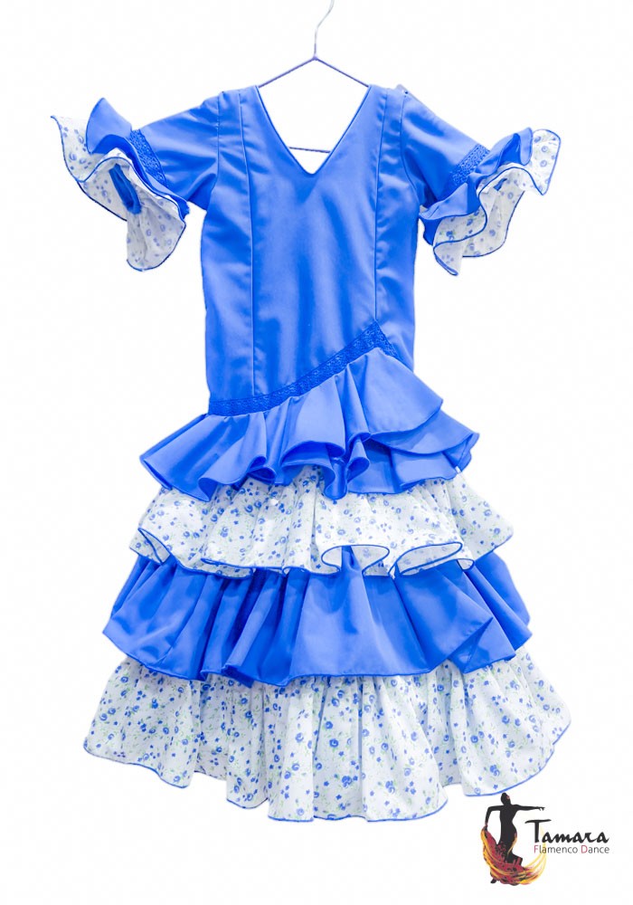 Traje de flamenca niña Dalia Talla 03