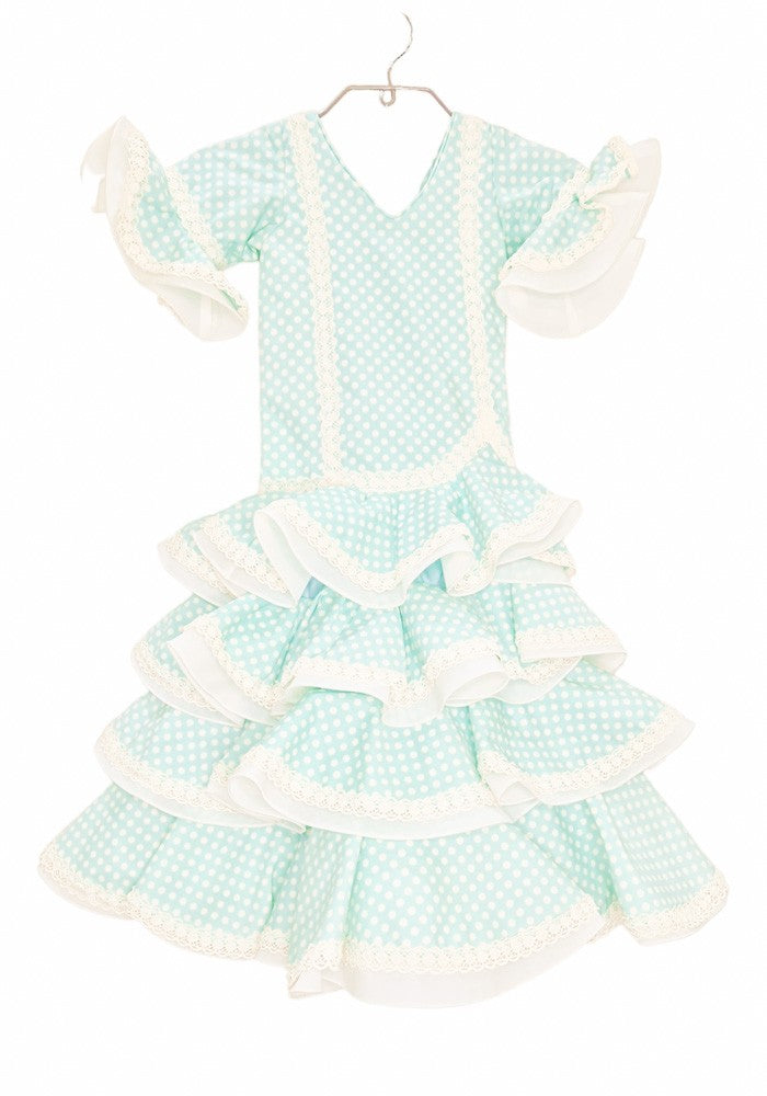 Traje de flamenca niña Cantares Talla 03