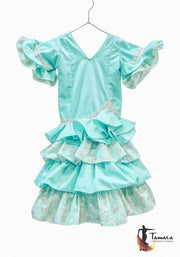 Traje de flamenca niña Dalia Talla 02