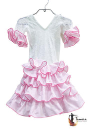 Traje de flamenca niña Marbella Talla 02