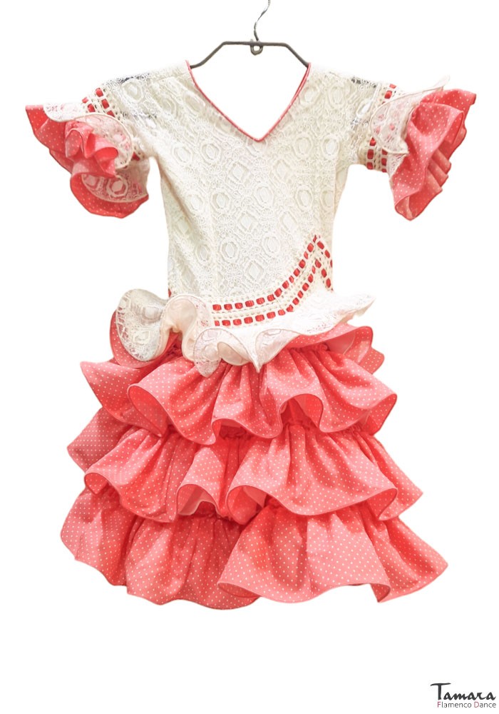 Traje de flamenca niña Jabera Talla 01