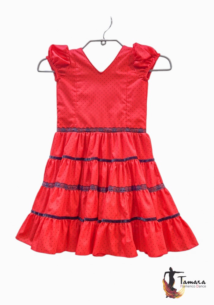 Traje de flamenca niña Bata Zejel Talla 00
