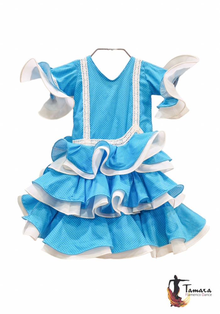 Traje de flamenca niña Roce Talla 00