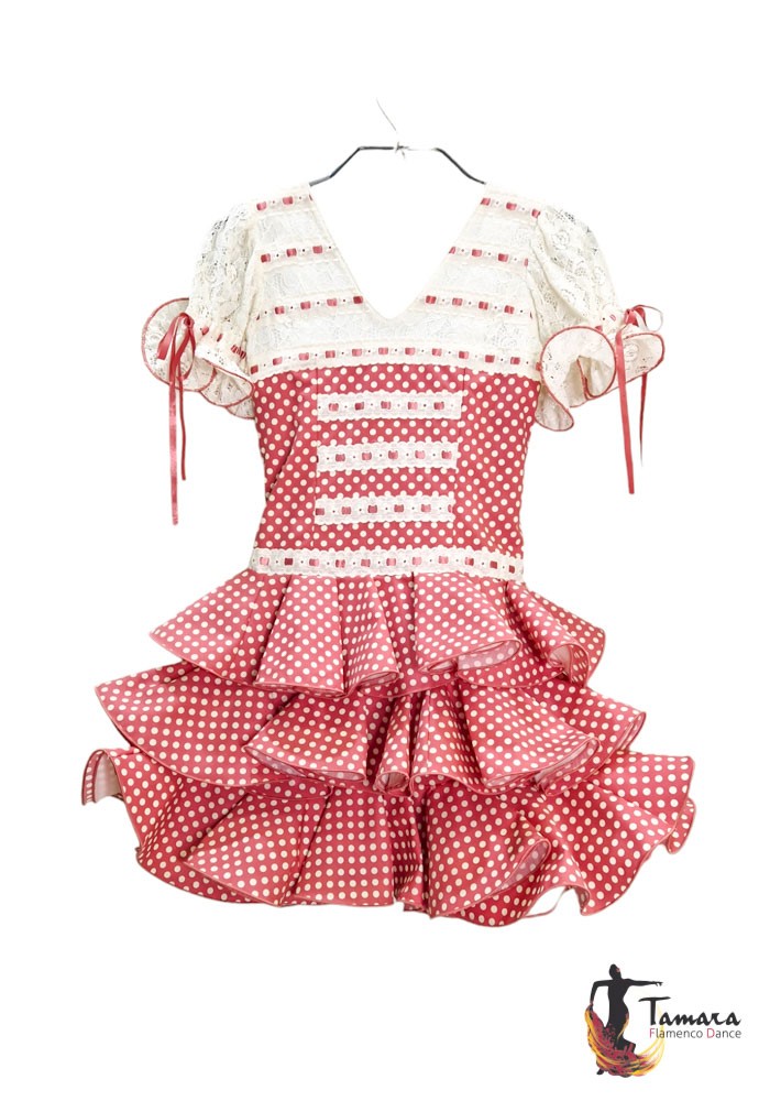 Traje de flamenca niña Agua Talla 08