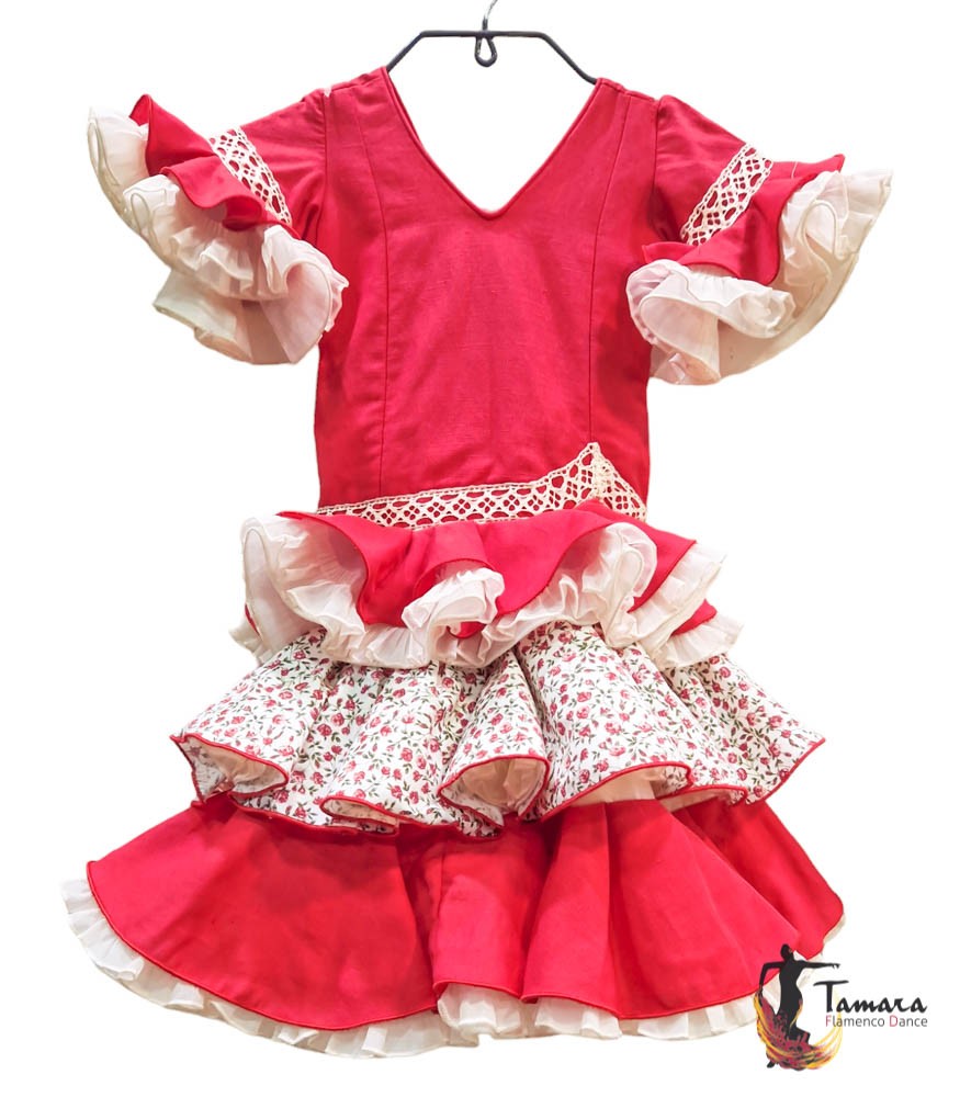 Traje de flamenca niña Cale Talla 01