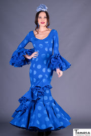 Traje de flamenca Bahia Azulina