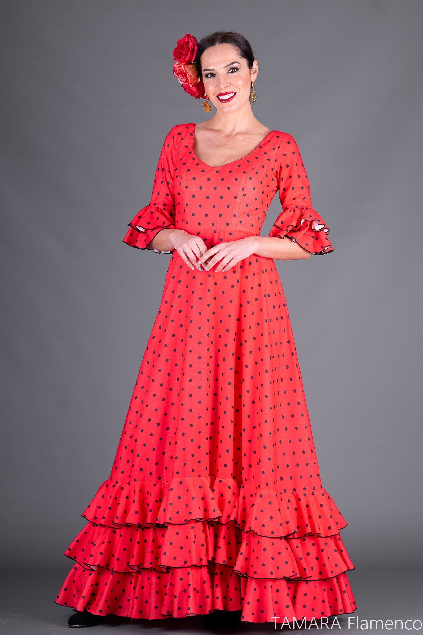 Traje de flamenca Talla 40 - Amapola Talla 40