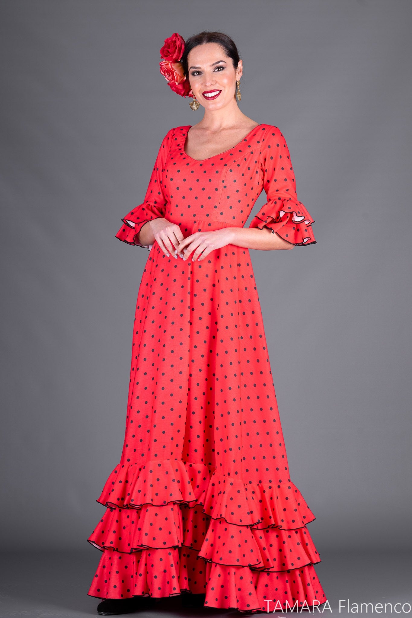 Traje de flamenca Talla 40 - Amapola