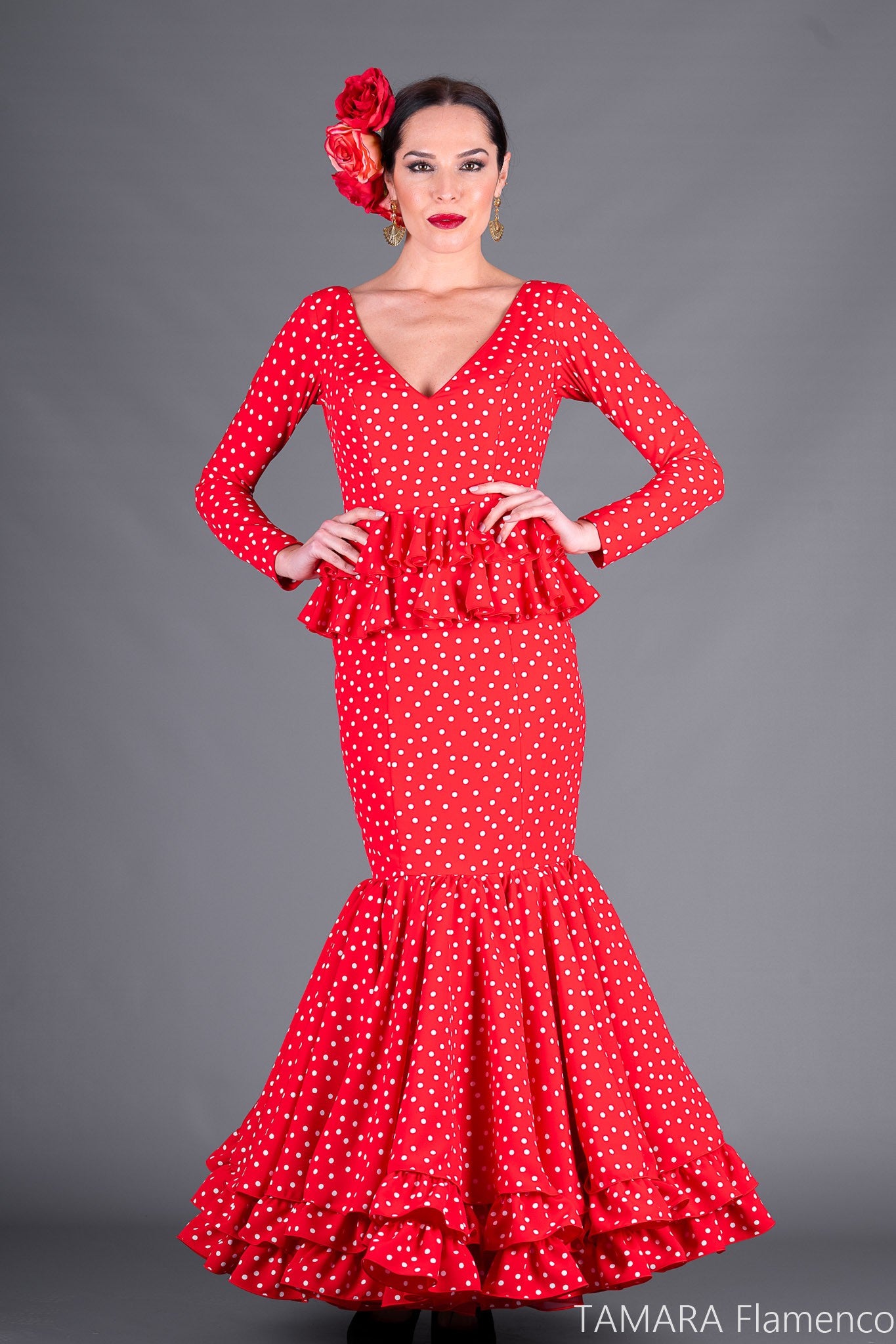 Traje de flamenca Talla 40 - Azafran