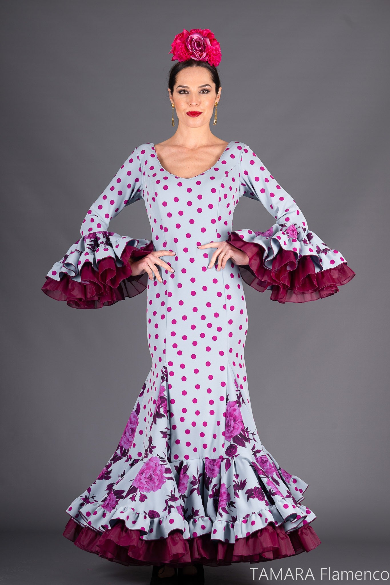 Traje de flamenca Talla 46 - Caracola Talla 46
