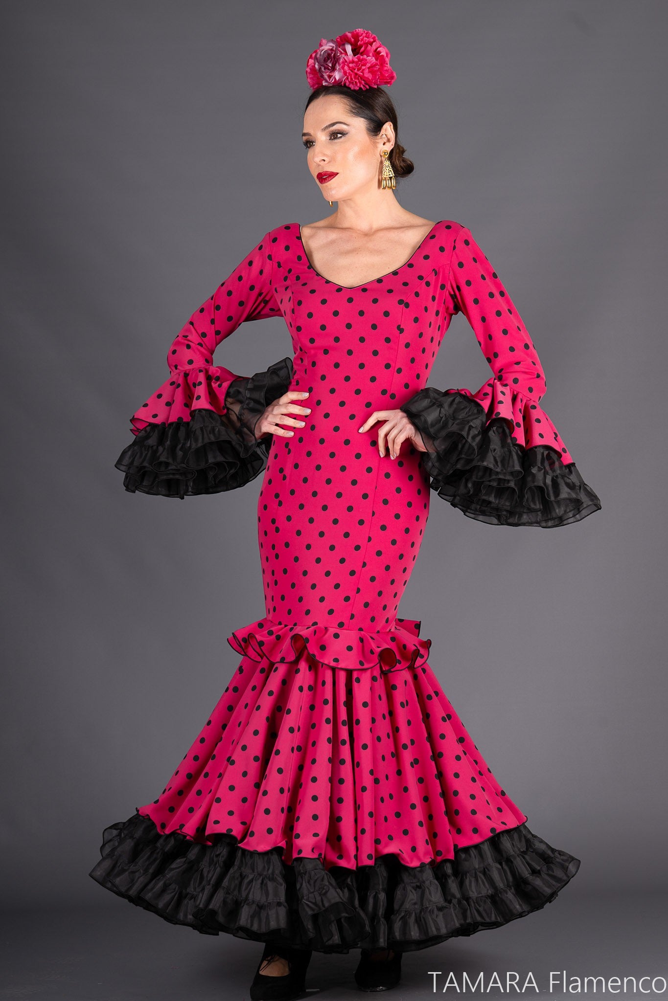 Traje de flamenca Talla 44 - Cristina Talla 44