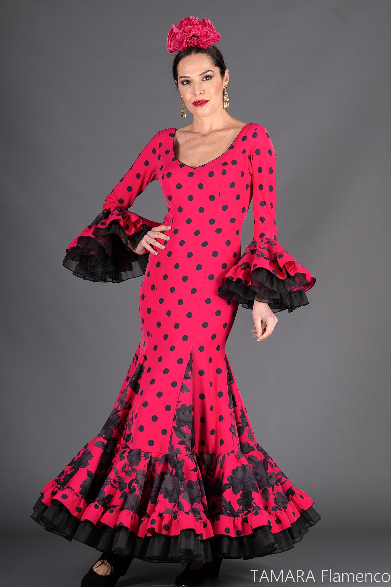 Traje de flamenca Talla 38 - Caracola Talla 38