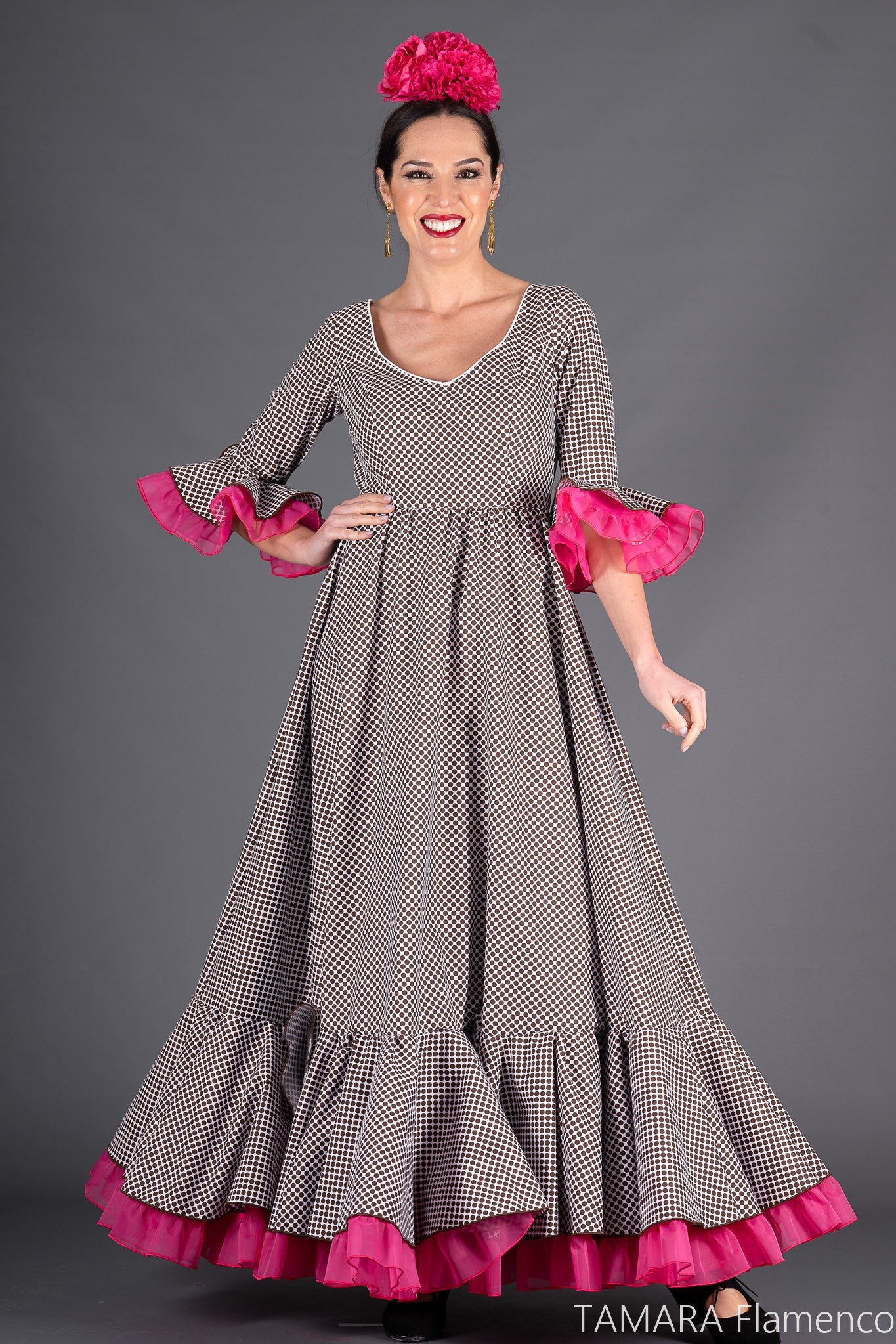 Traje de flamenca Talla 42 - Promesa Talla 42