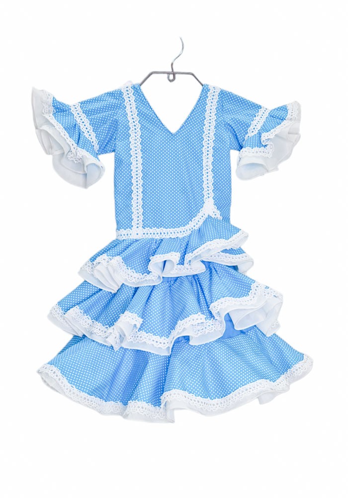 Traje de flamenca niña Cantares Talla 01