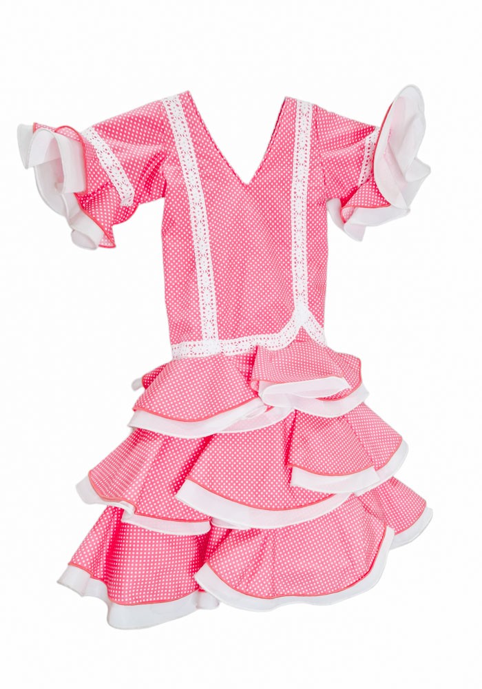 Traje de flamenca niña Roce Talla 02