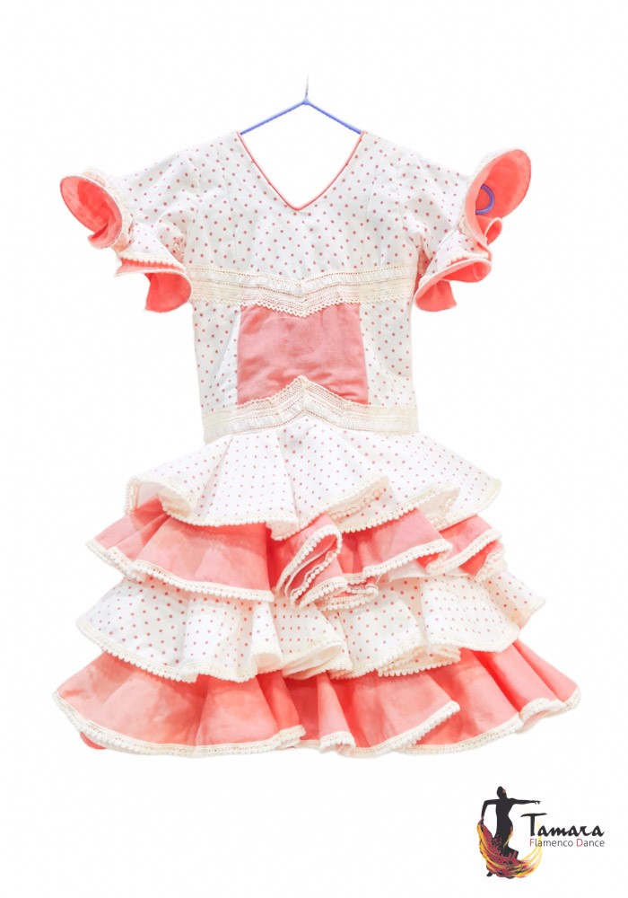 Traje de flamenca niña Begonia Talla 01
