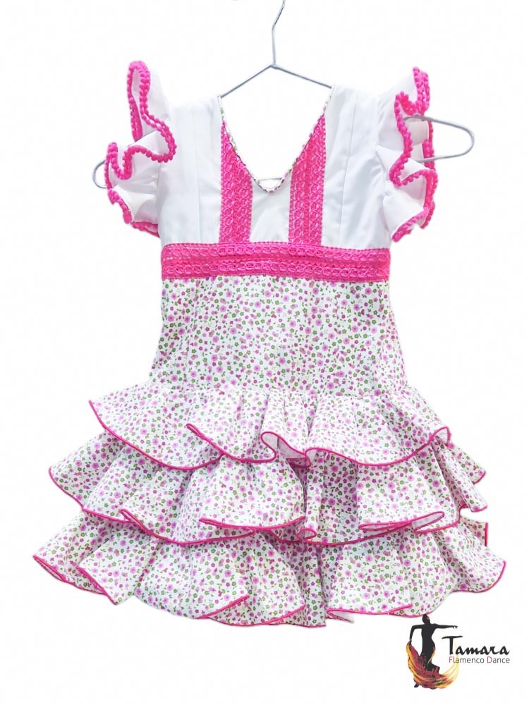 Traje de flamenca niña Hechizo Talla 02