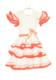 Traje de flamenca niña Revuelo Talla 03