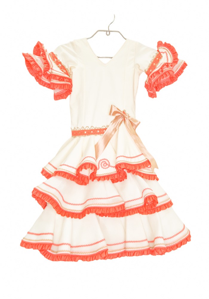 Traje de flamenca niña Revuelo Talla 03