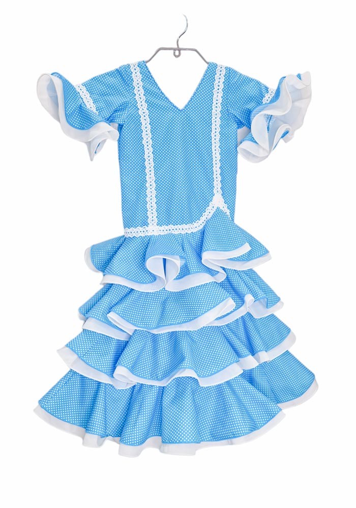 Traje de flamenca niña Roce Talla 03