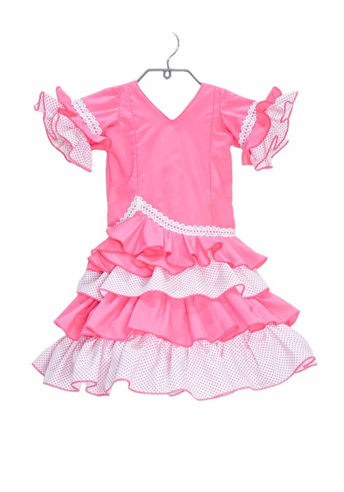 Traje de flamenca niña Dalia Talla 00
