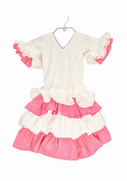 Traje de flamenca niña Verdiales Talla 01