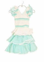 Traje de flamenca niña Clavellina Talla 01