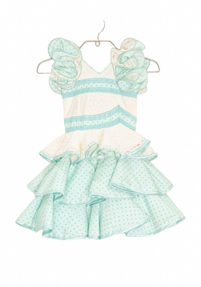 Traje de flamenca niña Clavellina Talla 00