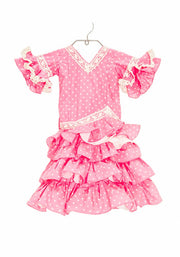 Traje de flamenca niña Verdiales Talla 00